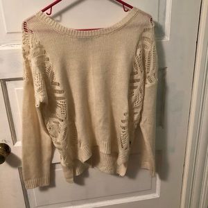 Cream sweater